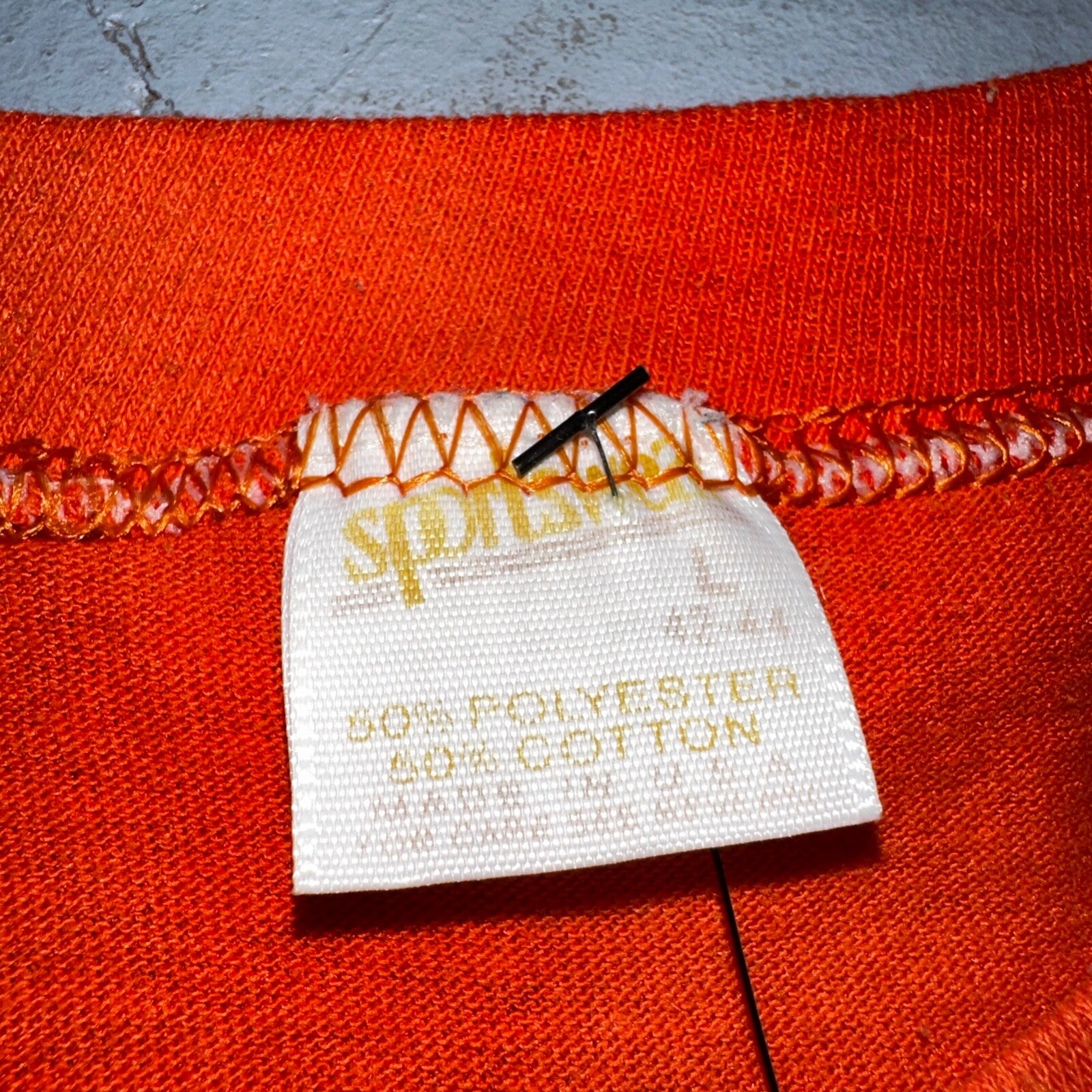 MacGregor 70s Sporting Goods VTG T Shirt Rare Orange Single Stitch Promo Sports