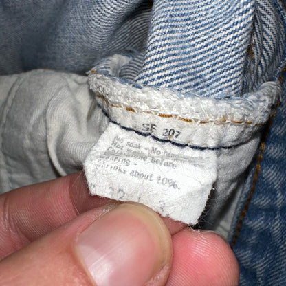 Levis 501 Vintage 80s Redline Selvedge USA XX Jeans Light Wash 32x30 Act 30x28