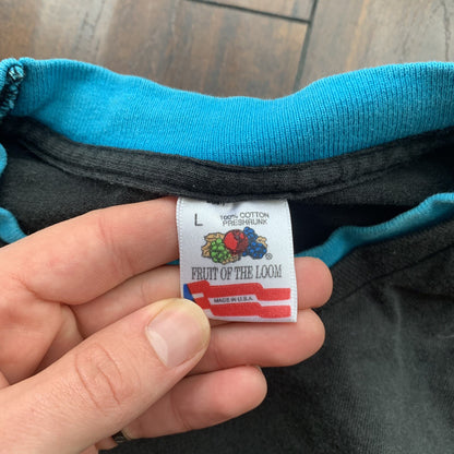 Camp High John Mayer Double Collar 90s Blank Black FOTL 90s Vintage T Shirt