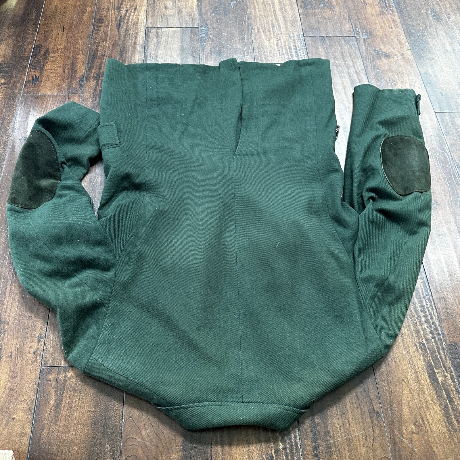 1960s 1970s Green Cashemere Sport Jacket VTG Mens Suit 44 34x32 Rockabilly Gray