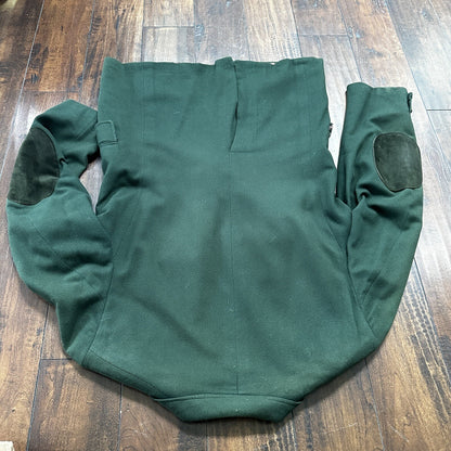 1960s 1970s Green Cashemere Sport Jacket VTG Mens Suit 44 34x32 Rockabilly Gray