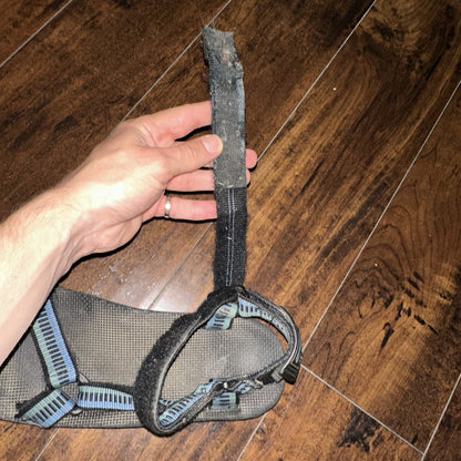 Vintage Teva Hurricane Sandals Mens Size 12 Black Blue Hiking Adjustable USA