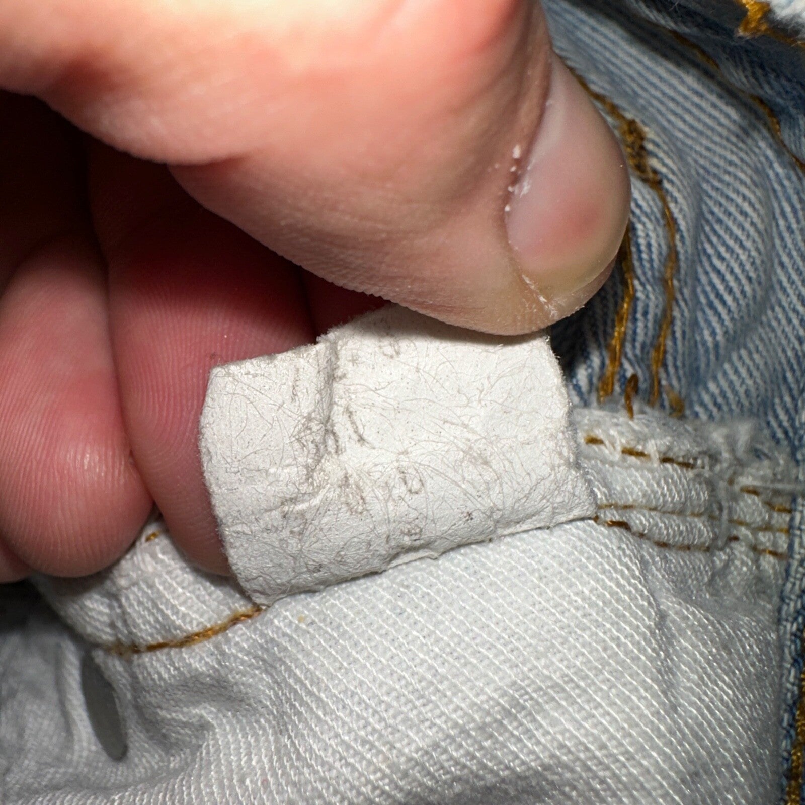 Levis 501 Vintage 80s Redline Selvedge USA XX Jeans Light Wash 38x32 Act 34x27