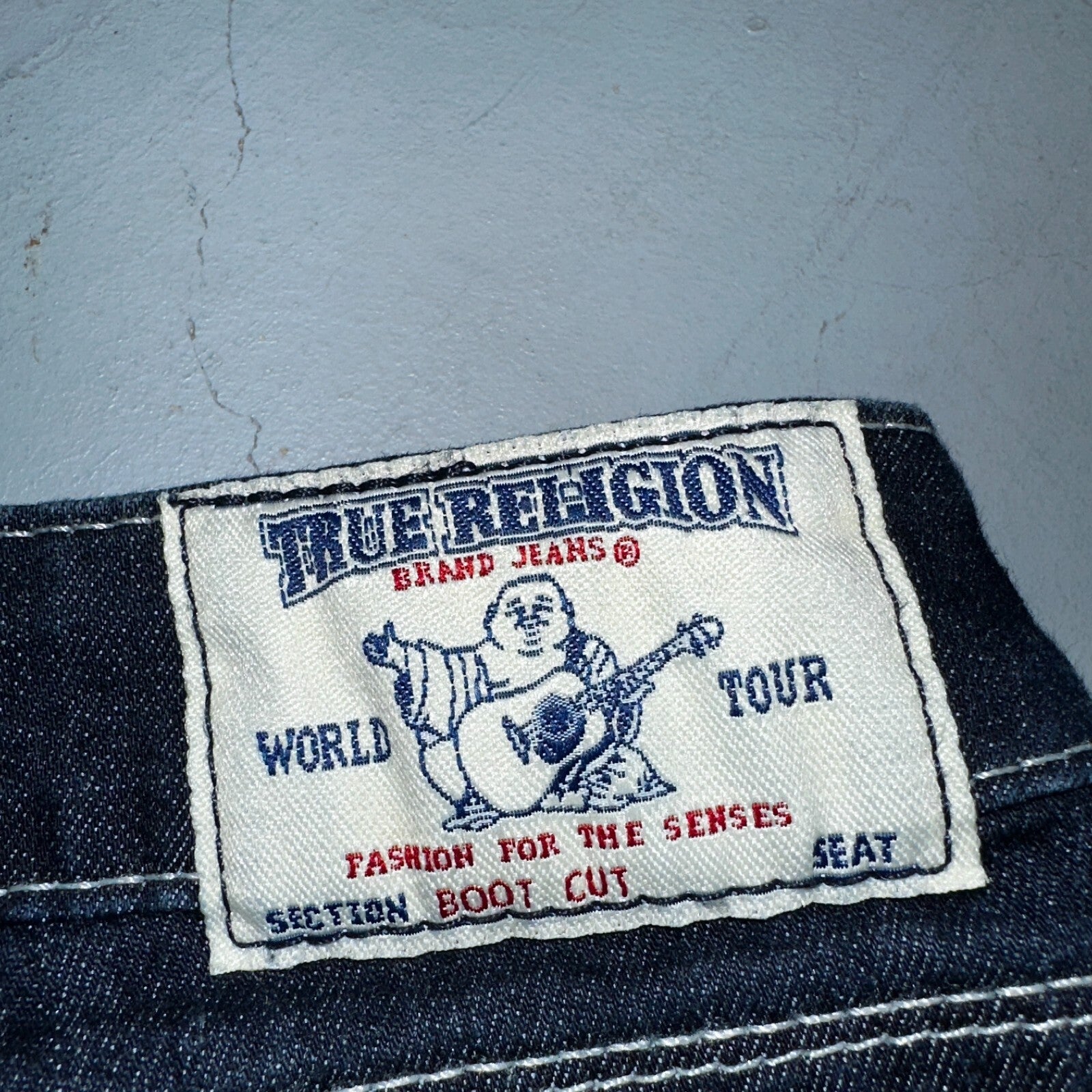 True Religion Jeans Womens 29 Boot Cut Low Rise Dark Stretch Y2K VTG USA 29x30