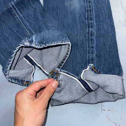 Levis 501 Vintage 80s Redline Selvedge USA XX Jeans Med Wash 28x36 Act 27x32