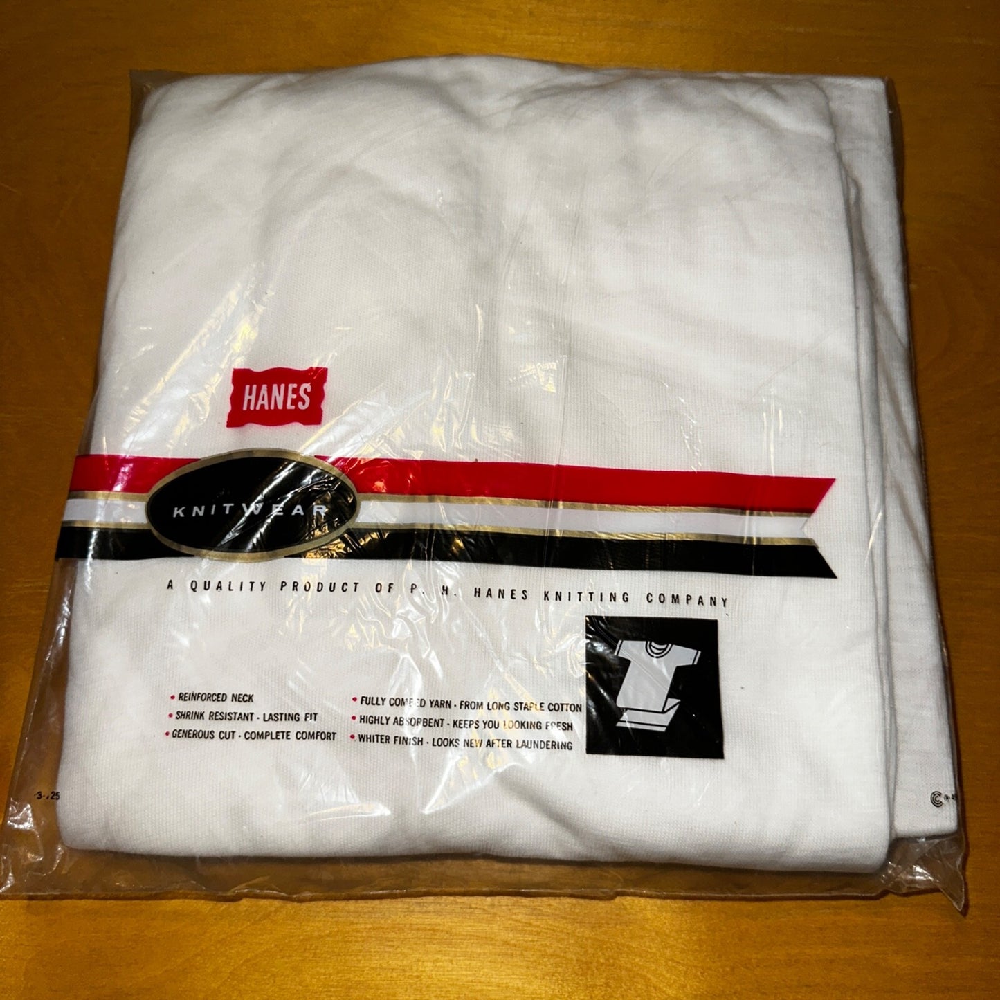 1960s Hanes Vintage White Blank T Shirt Mens Rockabilly Lot Of 6 Pack 60s 50s