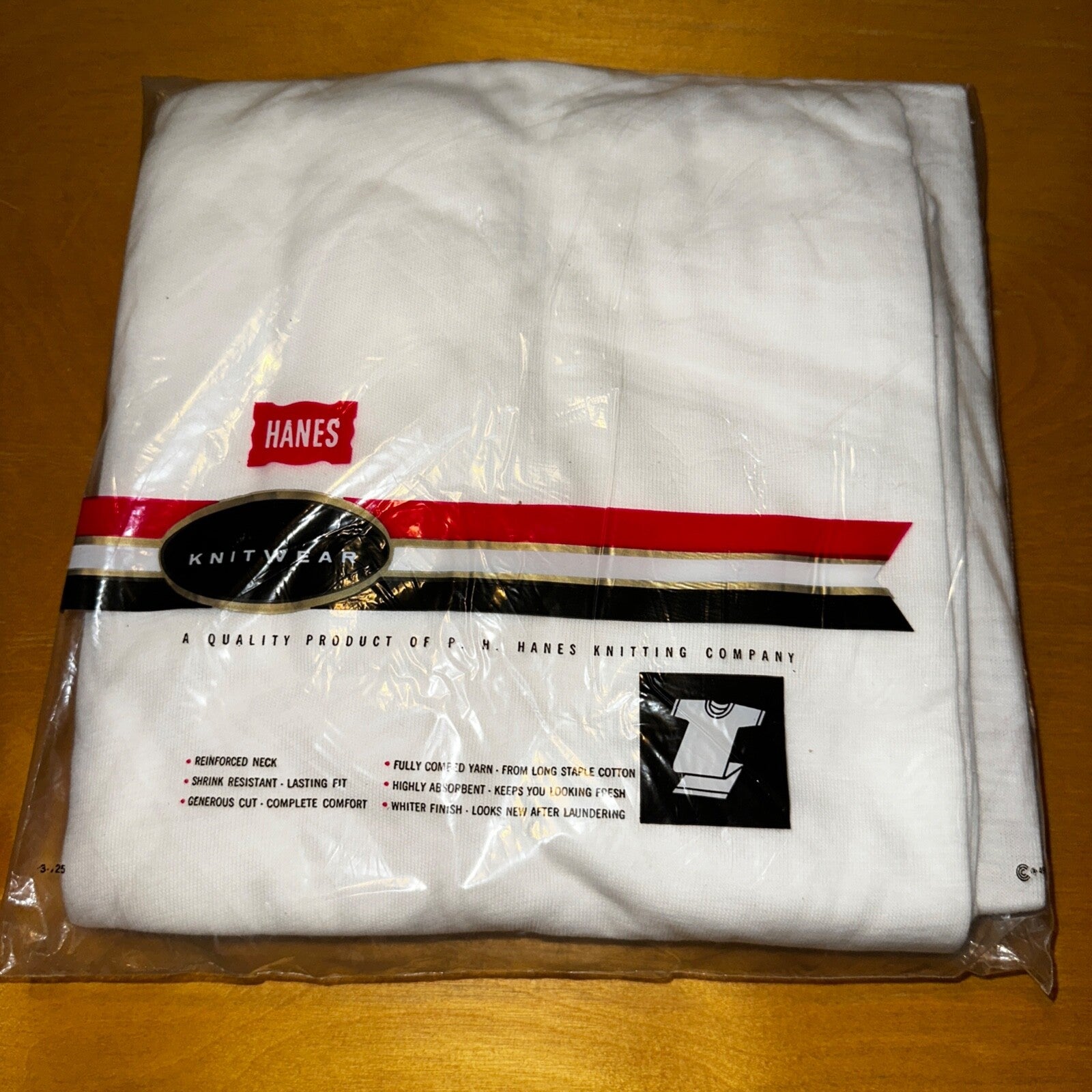 1960s Hanes Vintage White Blank T Shirt Mens Rockabilly Lot Of 6 Pack 60s 50s