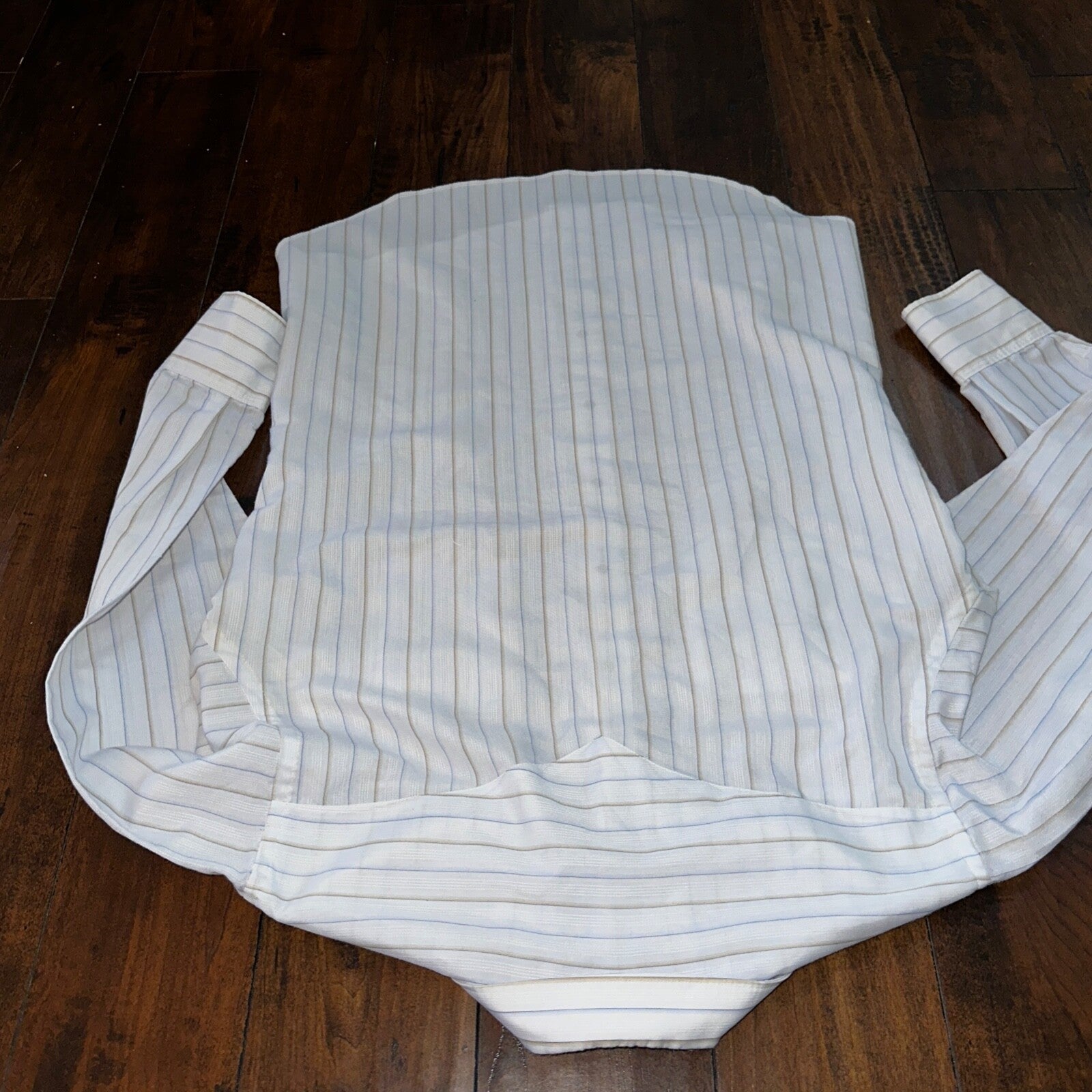 VTG Wrangler Shirt 16-34 Button USA PEARL SNAP Cowboy Cut X-Long Tail Stripe