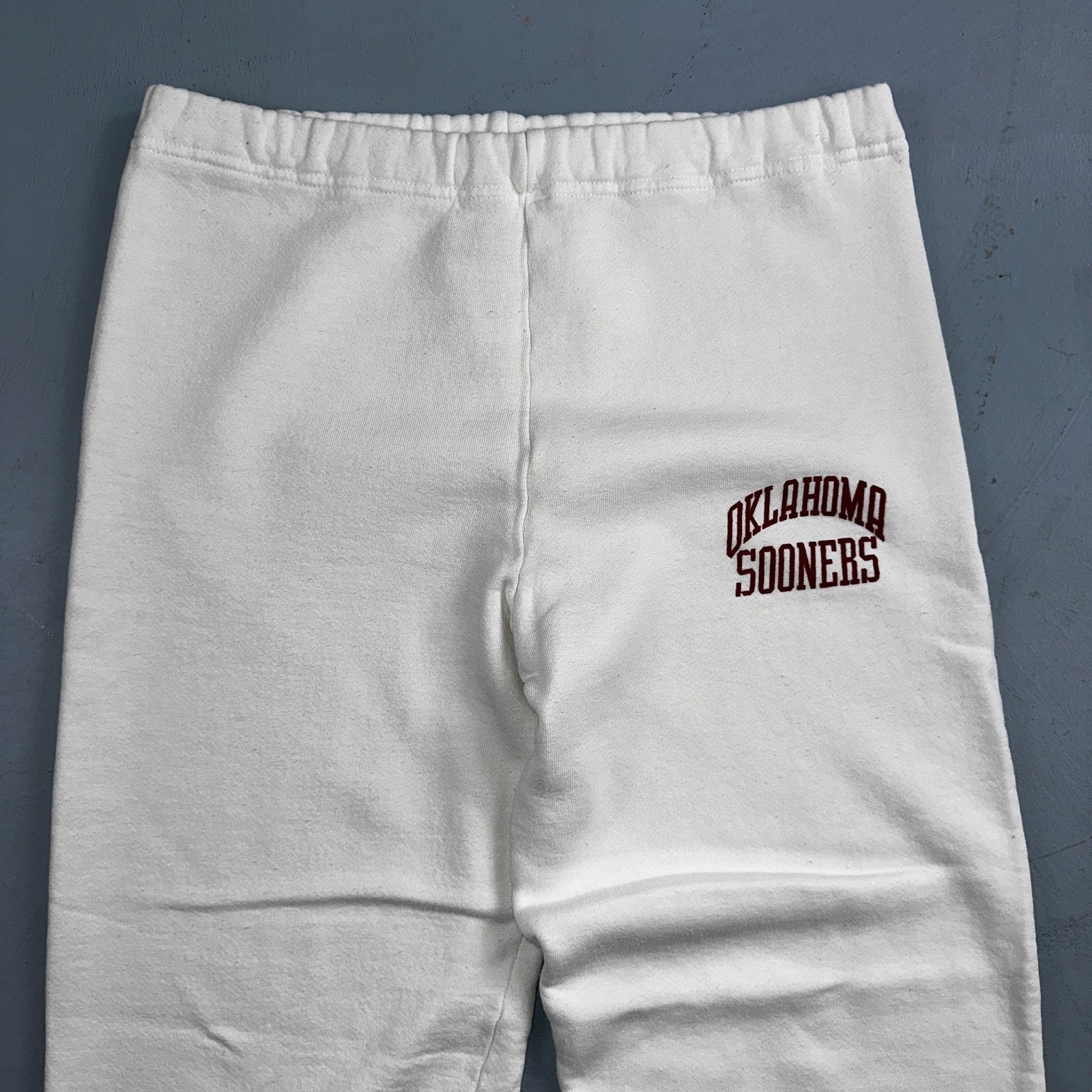 Russell Athletic VTG Sweatpants Oklahoma Sooners Gray Fleece Lounge Jogger USA
