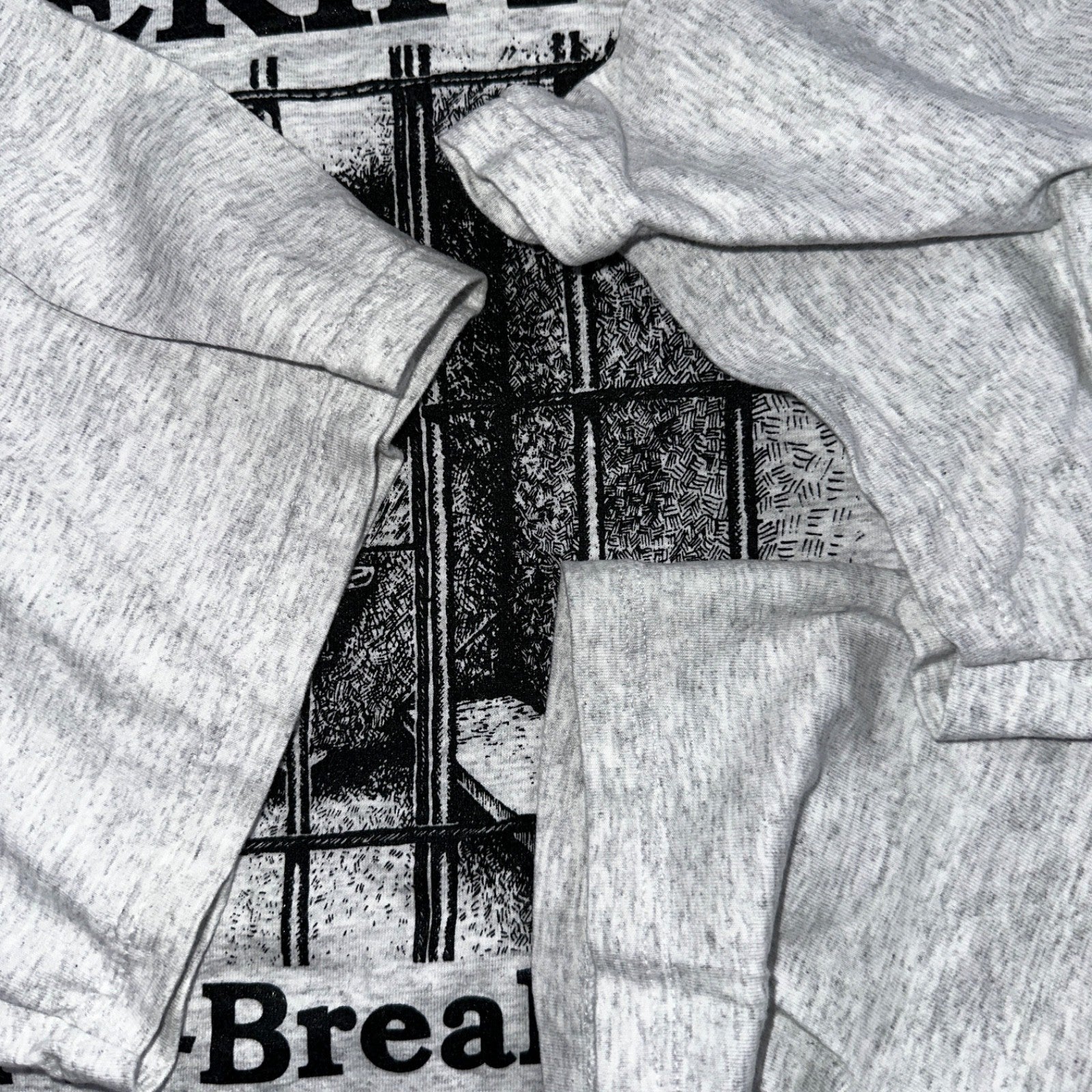 Polk County Sheriffs Bed Breakfast Funny VTG T Shirt 90s JERZEES Prison Police