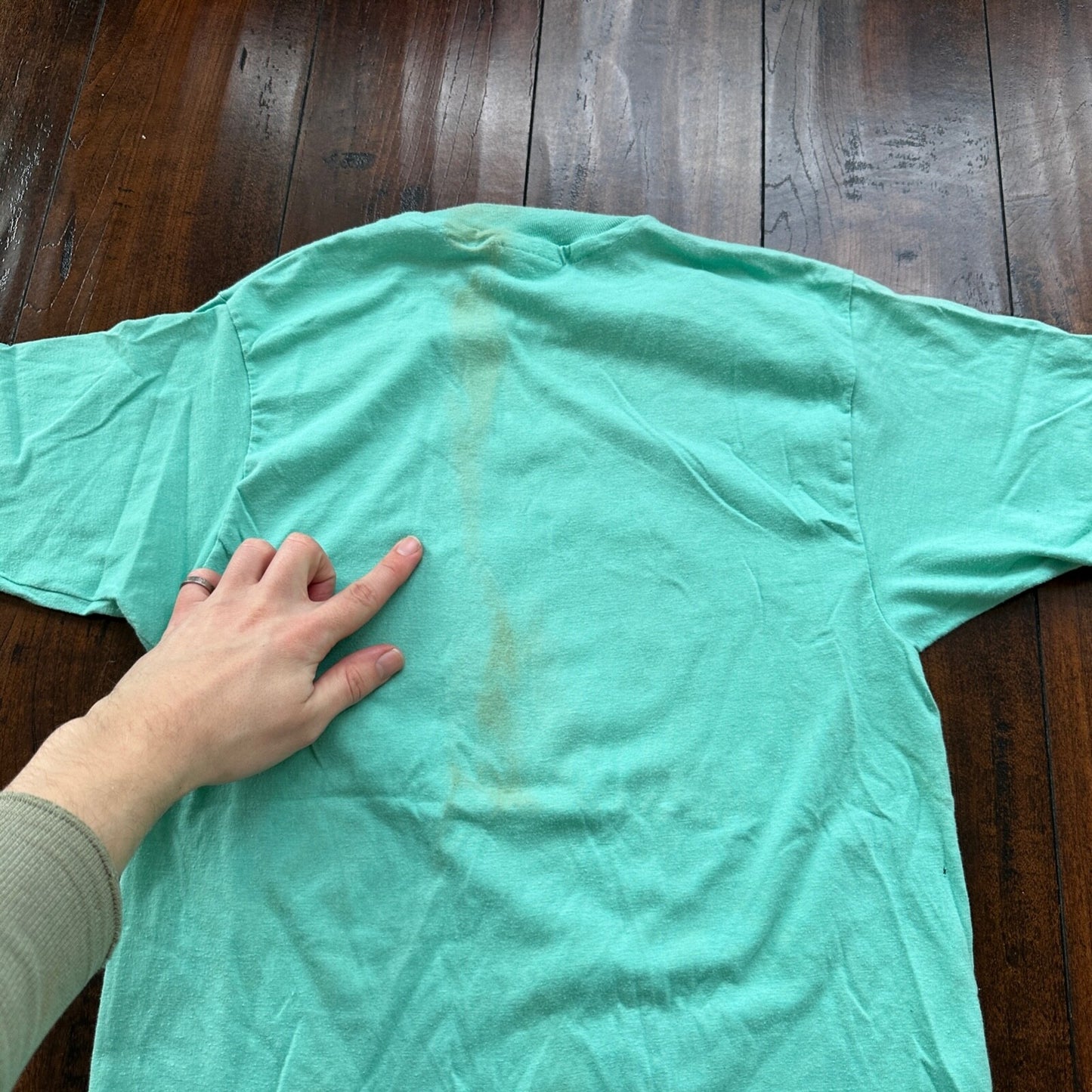 Sweet Talker Heartbreak Vintage T Shirt 80s Green Single Stitch Love Roses Cool