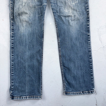 Vintage Levis 505 Straight Leg Jeans Womens 10 S Mis Blue USA 90s Y2K 29x28
