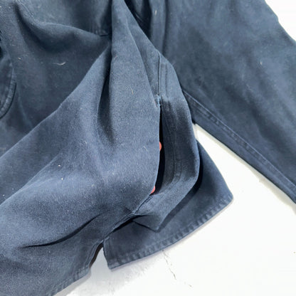 Levis Button Up Shirt Mens M Blue Flannel Long Sleeve Heavyweight Cotton Shacket