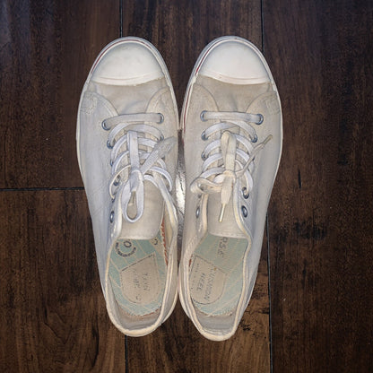 Vintage 60s 50s CONVERSE Chuck Taylor All Star Blue Label White 7 Low RARE USA