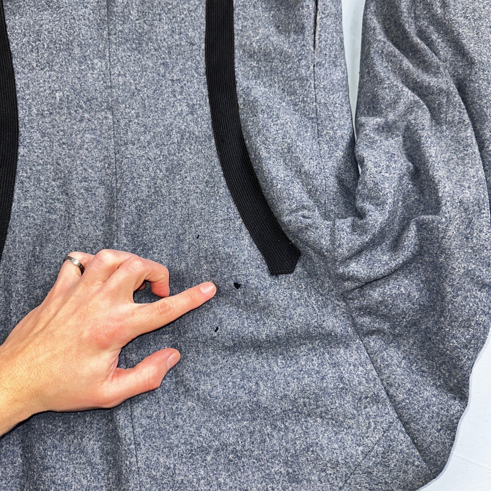 Antique 1900s Union USMA US Military Academy Cadet Uniform Gray Wool Jacket