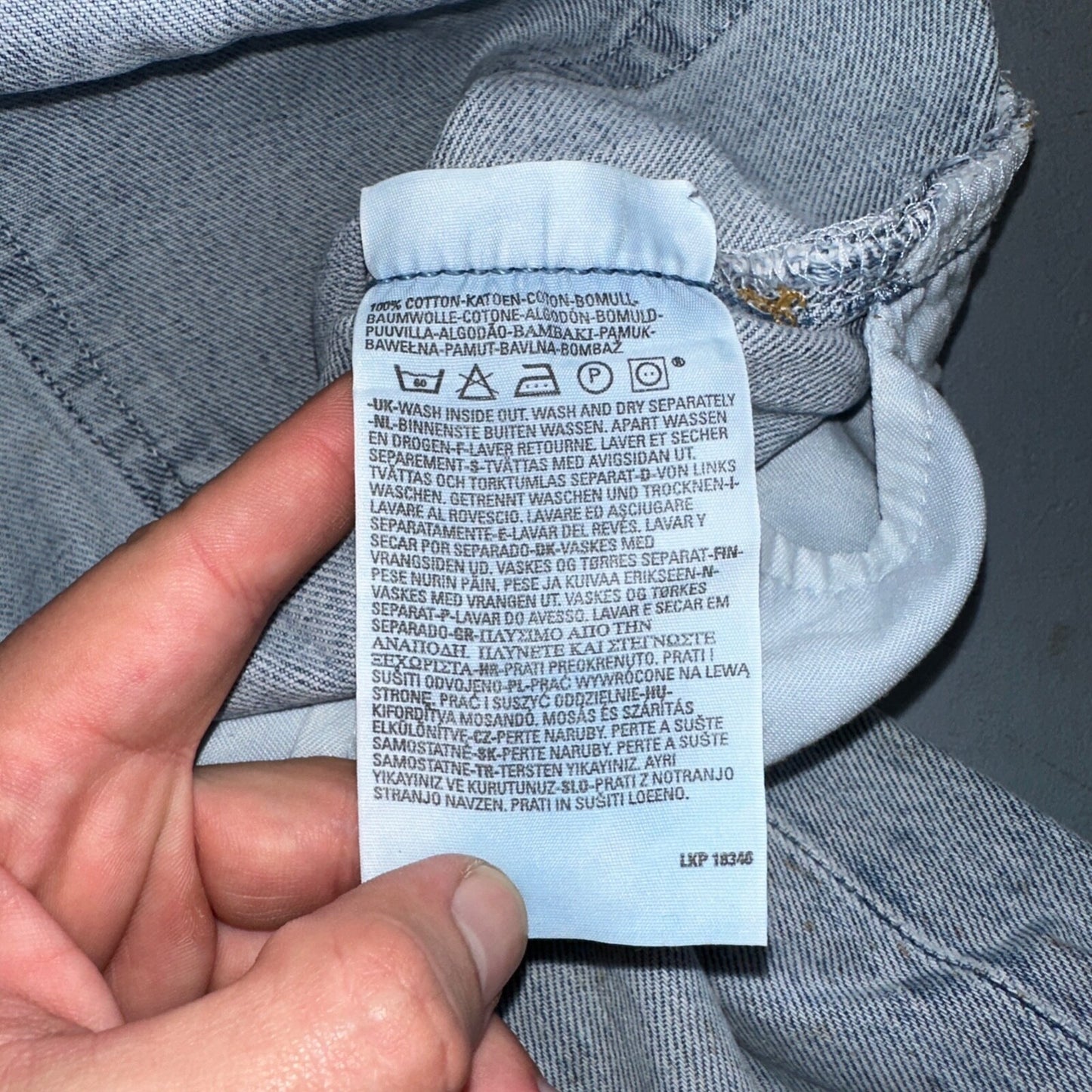 Levis 501 Vintage Y2K XX Straight Leg Jeans 33x34 Light Wash 2000s Act 31x32