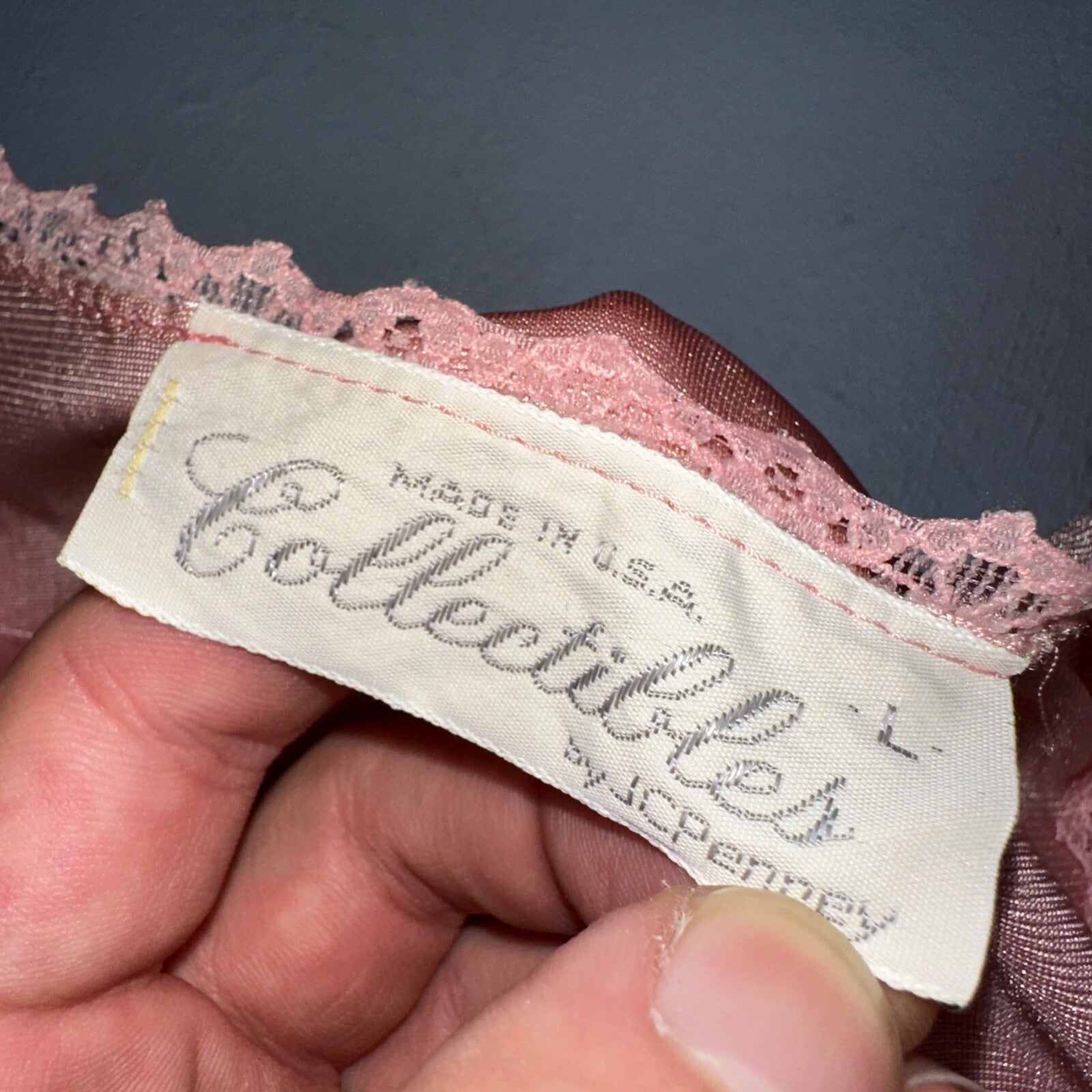 Vintage 70s JCPENNEY Classic Pajamas Pink 2 Pc 1970s Collectibles Large USA