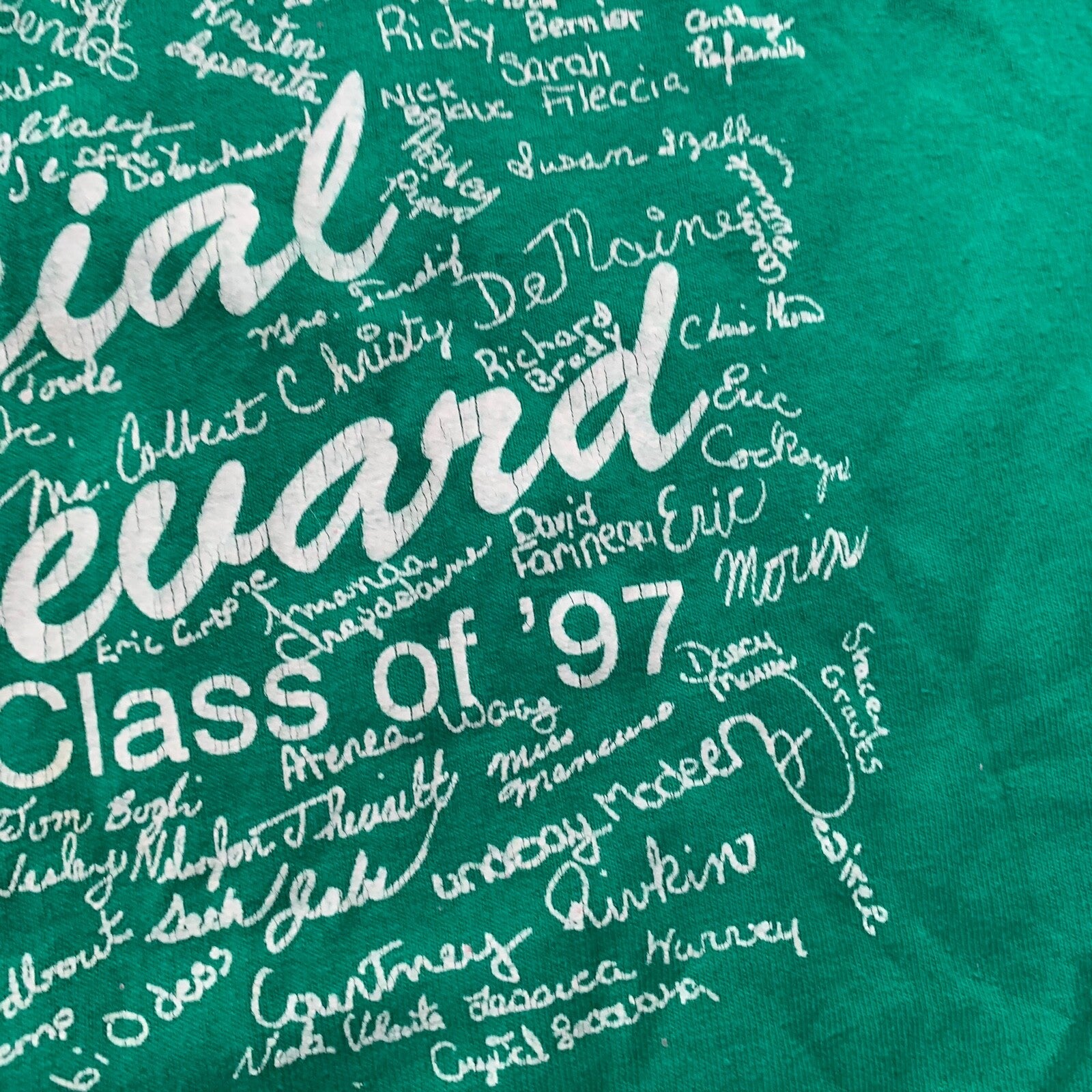 Music Green Cool Memorial Boulevard 1997 Vintage T Shirt 90s Autograph Rare