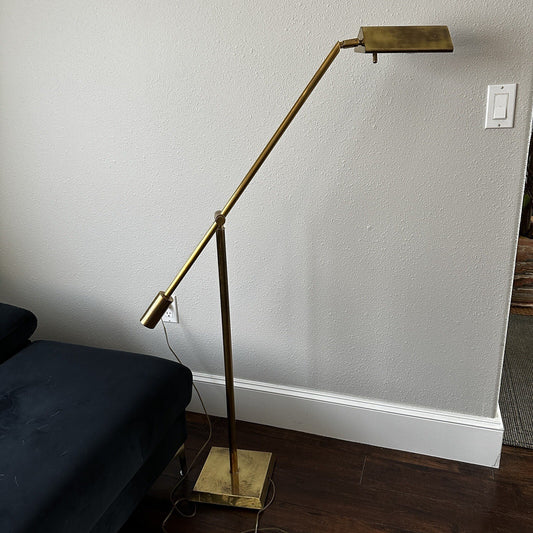 Frederick Cooper Brass Floor Lamp, Mid Century Modern, Nelson, VTG 70s, Eames
