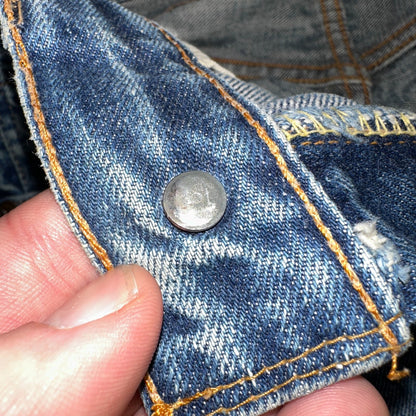 Levis 501 Big E Vintage 60s Redline Selvedge USA XX 1960s Jeans Act 24x27