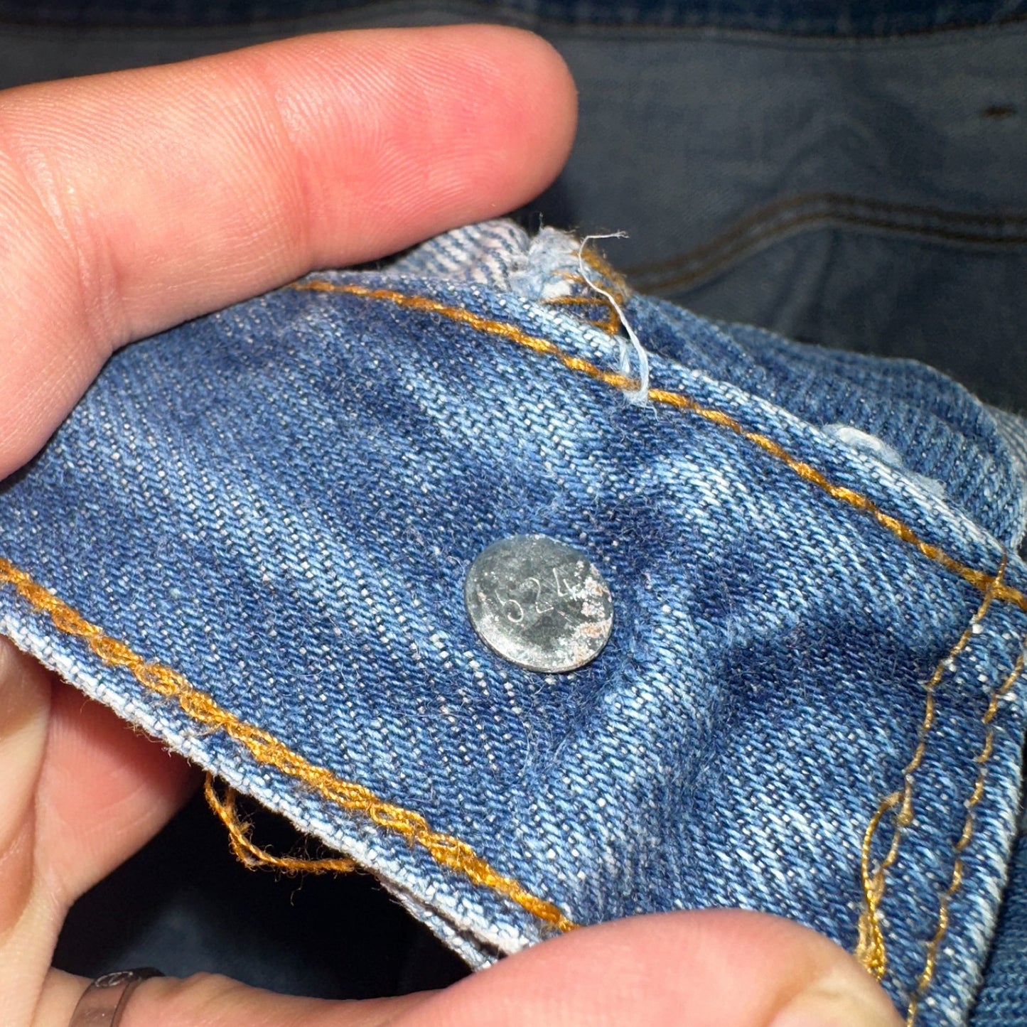 Levis 501 Vintage 80s Redline Selvedge USA XX Jeans Light Wash 48x30 Act 44x26