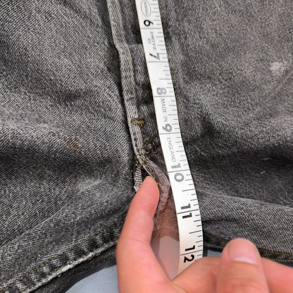 Levis 501 Vintage 80s USA XX Straight Leg Jeans Gray Light Wash 36x32 Act 34x30