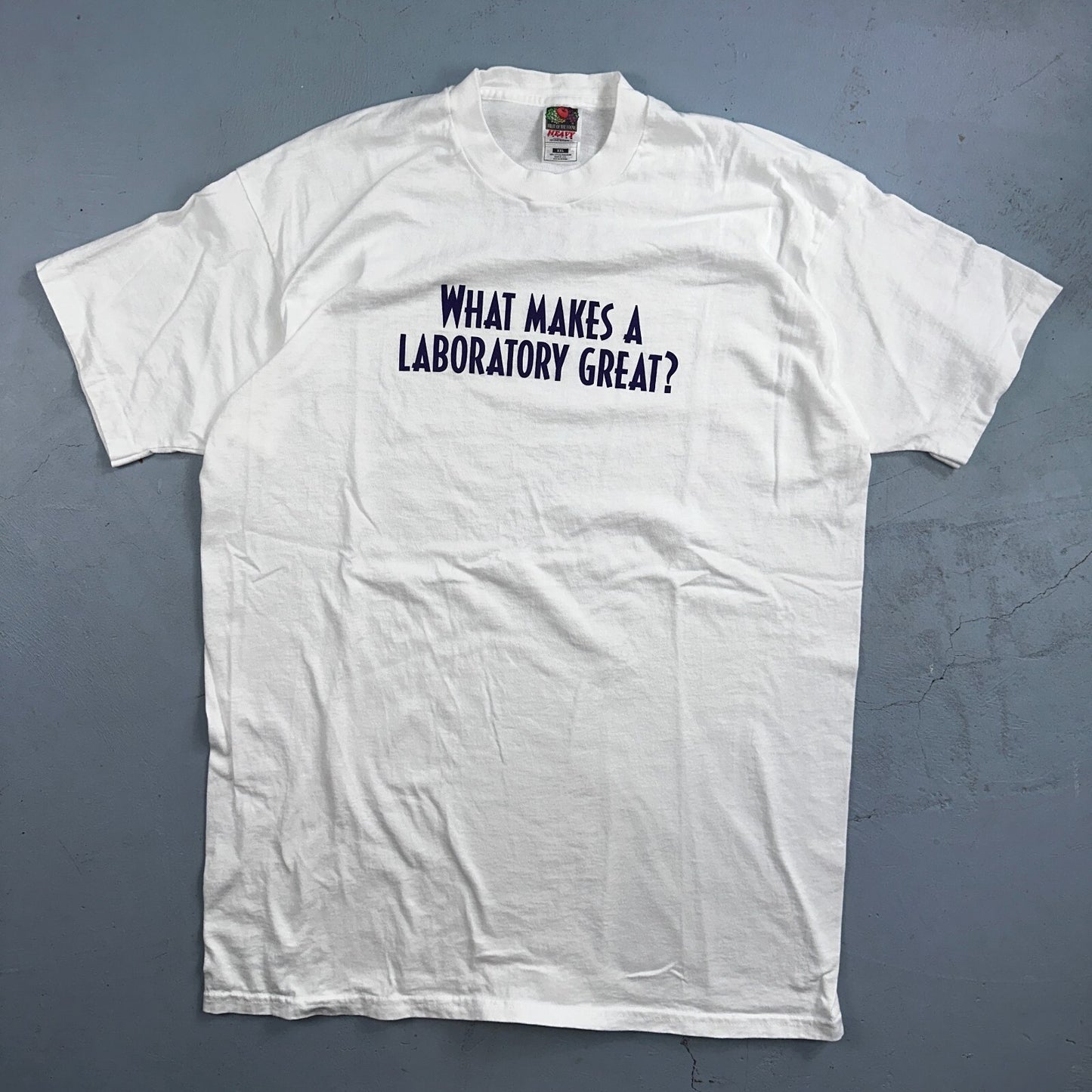 Laboratory Servies Quote VTG T Shirt FOTL 90s 2XL I DO Funny Humor Health Unqiue