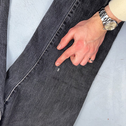 Levis 501 Vintage 80s USA XX Straight Leg Jeans Womens Faded Grey Wash Act 26x31