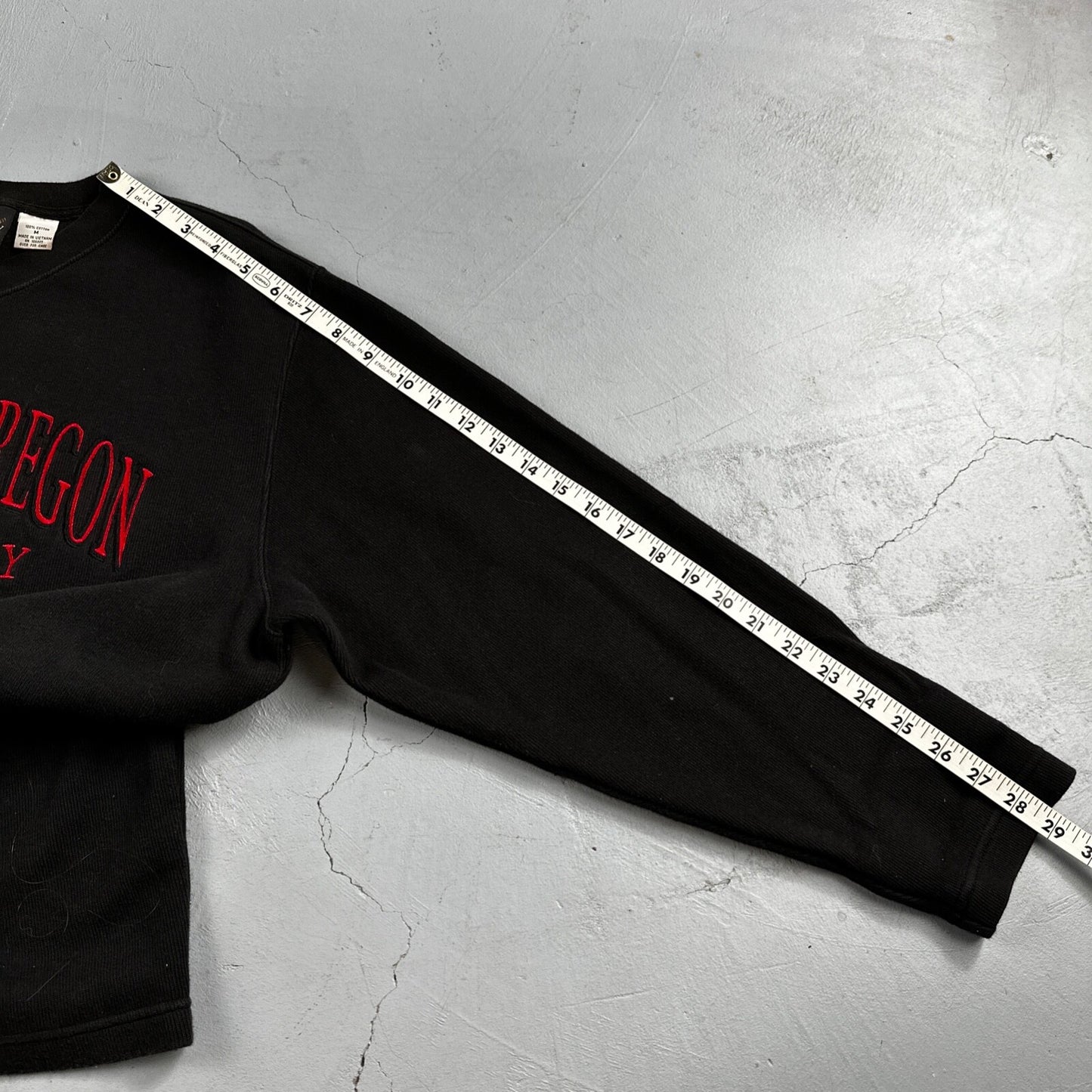 Vintage Oarsman Western Oregon University Crewneck Sweatshirt Thick Shirt M