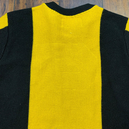 1950s Bill Bakers Oregon 50s USA Made Vintage Sweater Yellow Wool 40s Rockabilly
