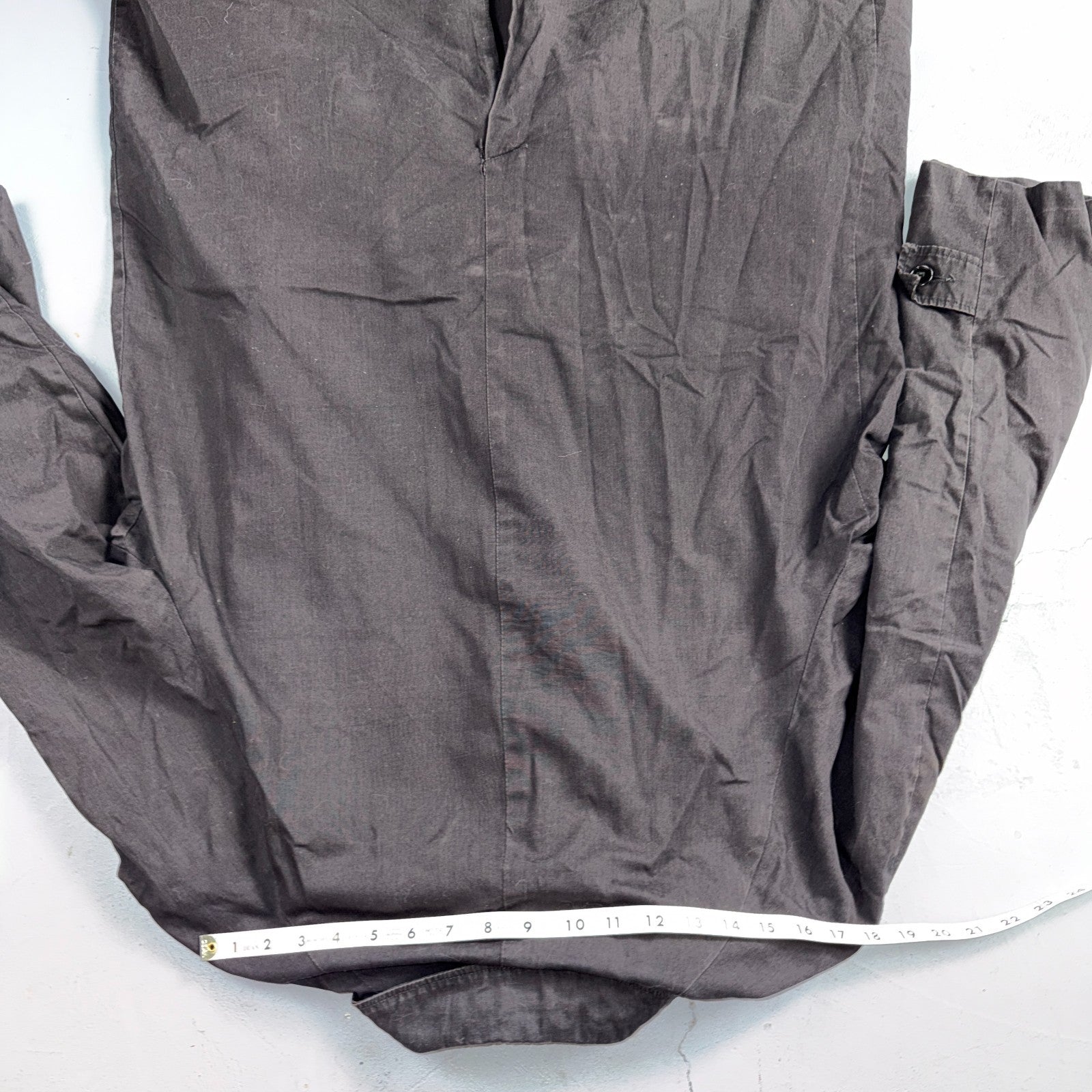 Vintage All Weather Trench Coat Mens Black Button Rain Coat 1960s 60s Liner