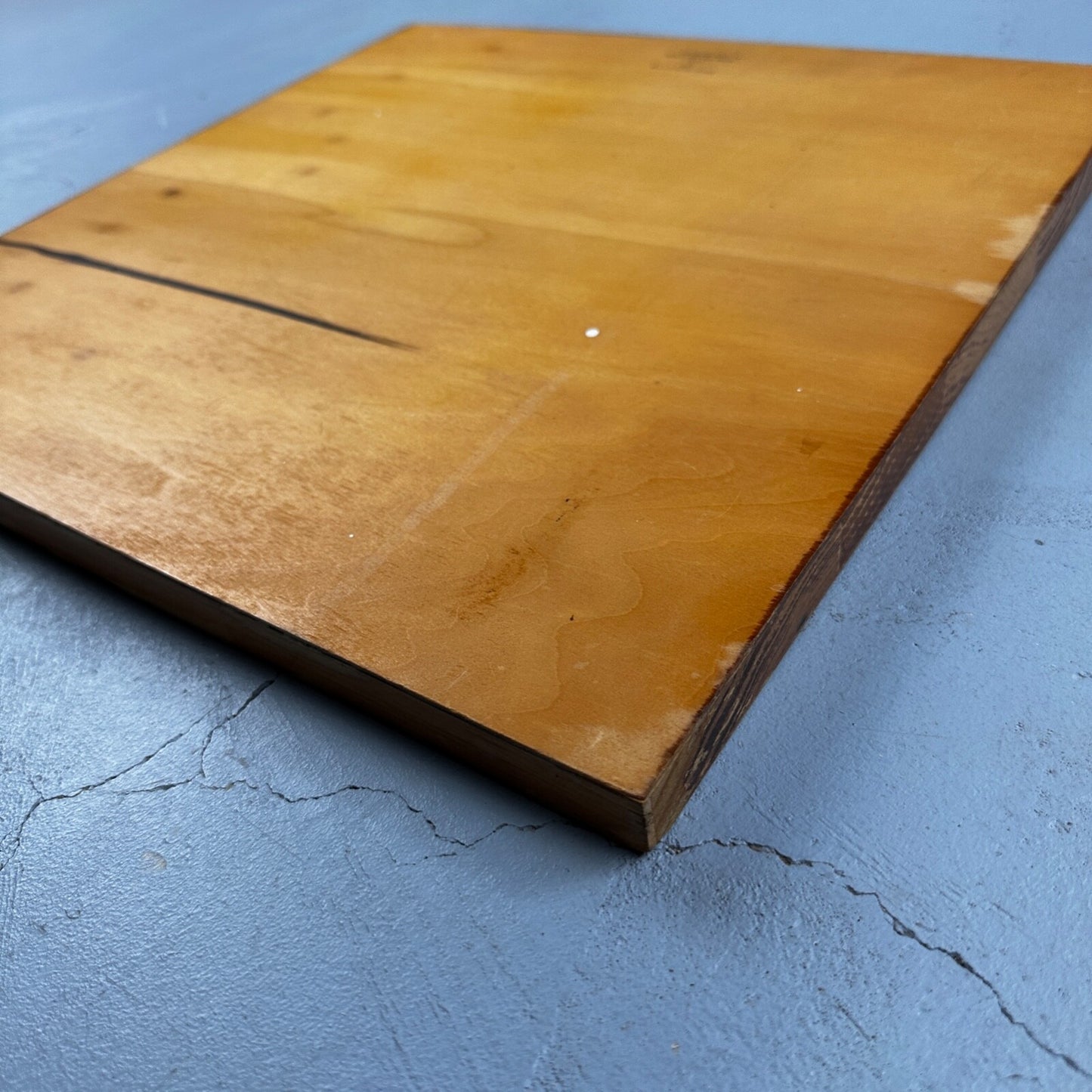 Vintage Drueke Solid Wood Large Chess Board 1960s MCM Grand Rapids 172 16"