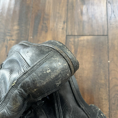 Vtg 1950s Chippewa Alert Zip Boots 8.5 Black Air Force Pilot SAC 50s Combat WWII