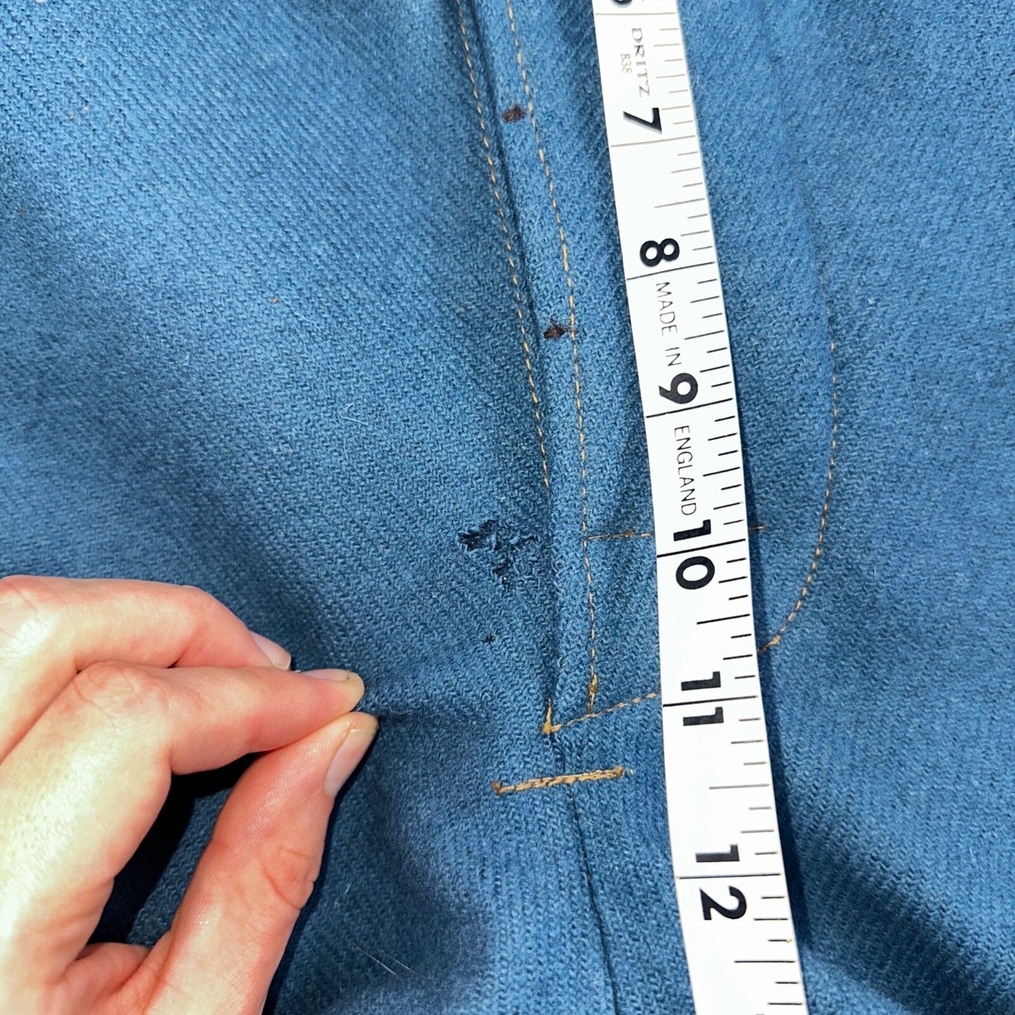 C&D Jarnagin Civil War Reenactment Uniform Sky Blue Wool Pants WWI Rare 38