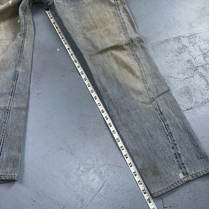 Levis 501 Vintage 80s Redline Selvedge USA XX Jeans Light Wash 1980s Act 28x29