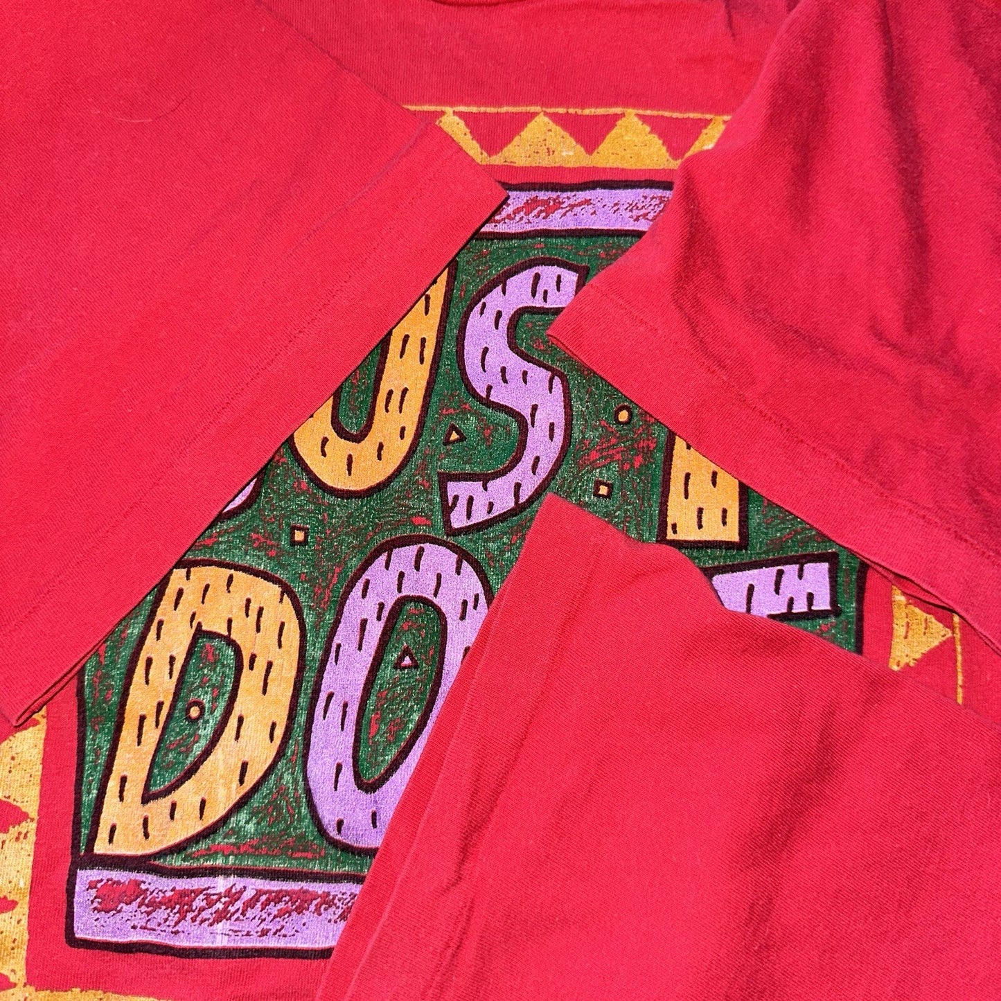 Vintage Nike T Shirt USA Rare Single Stitch Blue 90s Urban Jungle Gym JDI Tee