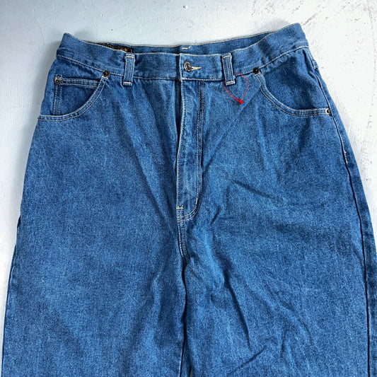 Vintage 90s Eddie Bauer Medium Wash Relaxed Fit Denim Jeans Womens 16 29x34