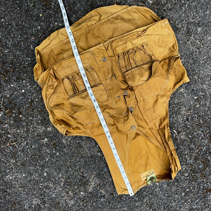 Vintage 1920s Duxbak Vest Utica Men’s Shooting Hunting USA Canvas 20s 30s