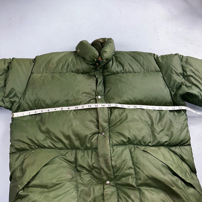 VTG Teton Mountain Coat Goose Down Puffer Coat Green Hunting Hiking 1960s 60s