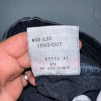 Levis 501 Vintage 90s Mexico Straight Leg Jeans 30x32 Y2K Dark Wash Act 28x32