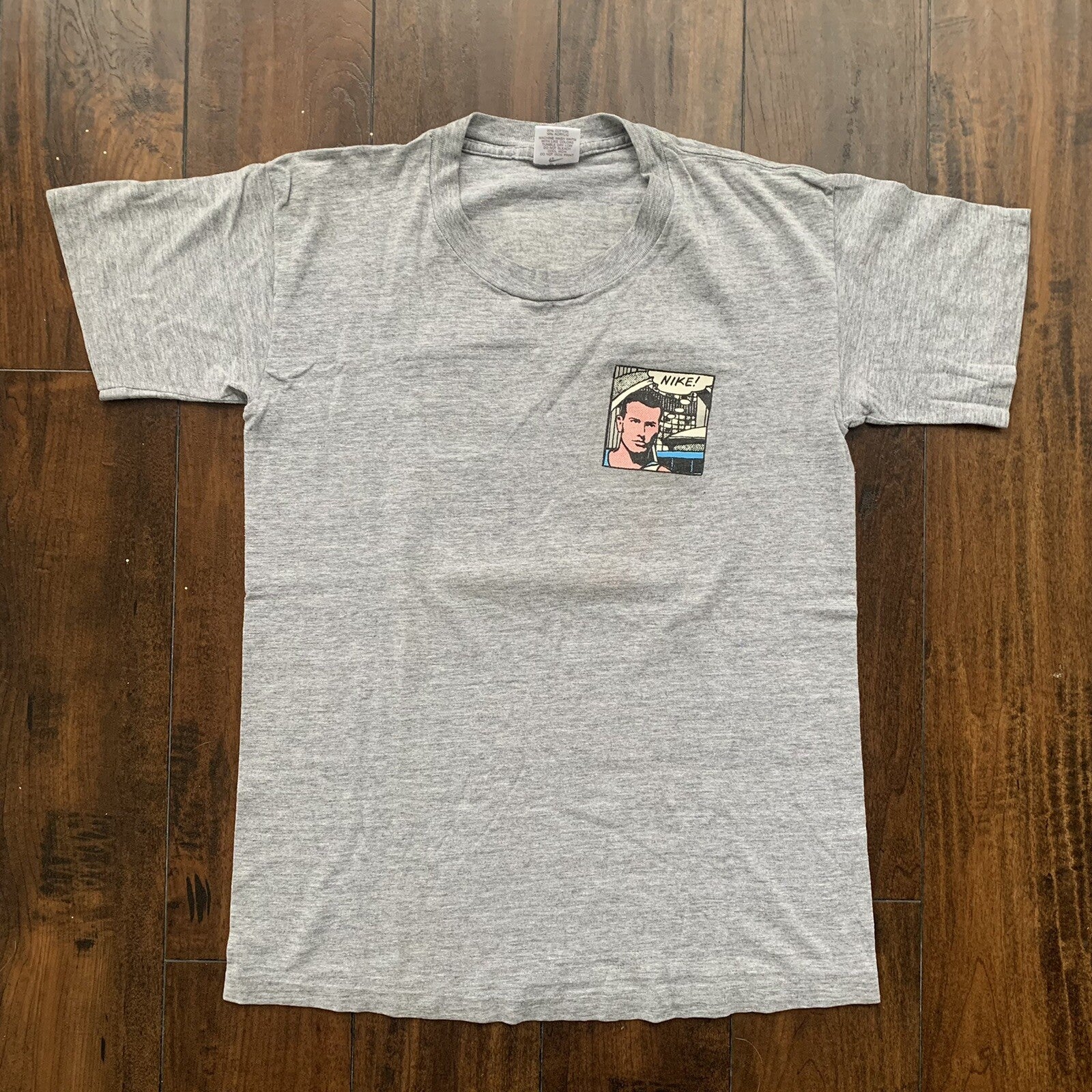 Nike Air Max Running Art Vintage T Shirt Cartoon Funny 90s Gray Tag Rap Toronto