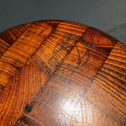 Digsmed Beautiful MCM Design Denmark Teak Wood Bowl Uniform Grain
