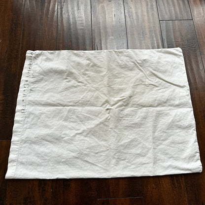 VTG WWII Pillow White Cotton USN Cover 1940s US Army Pillowcase 40s 50s