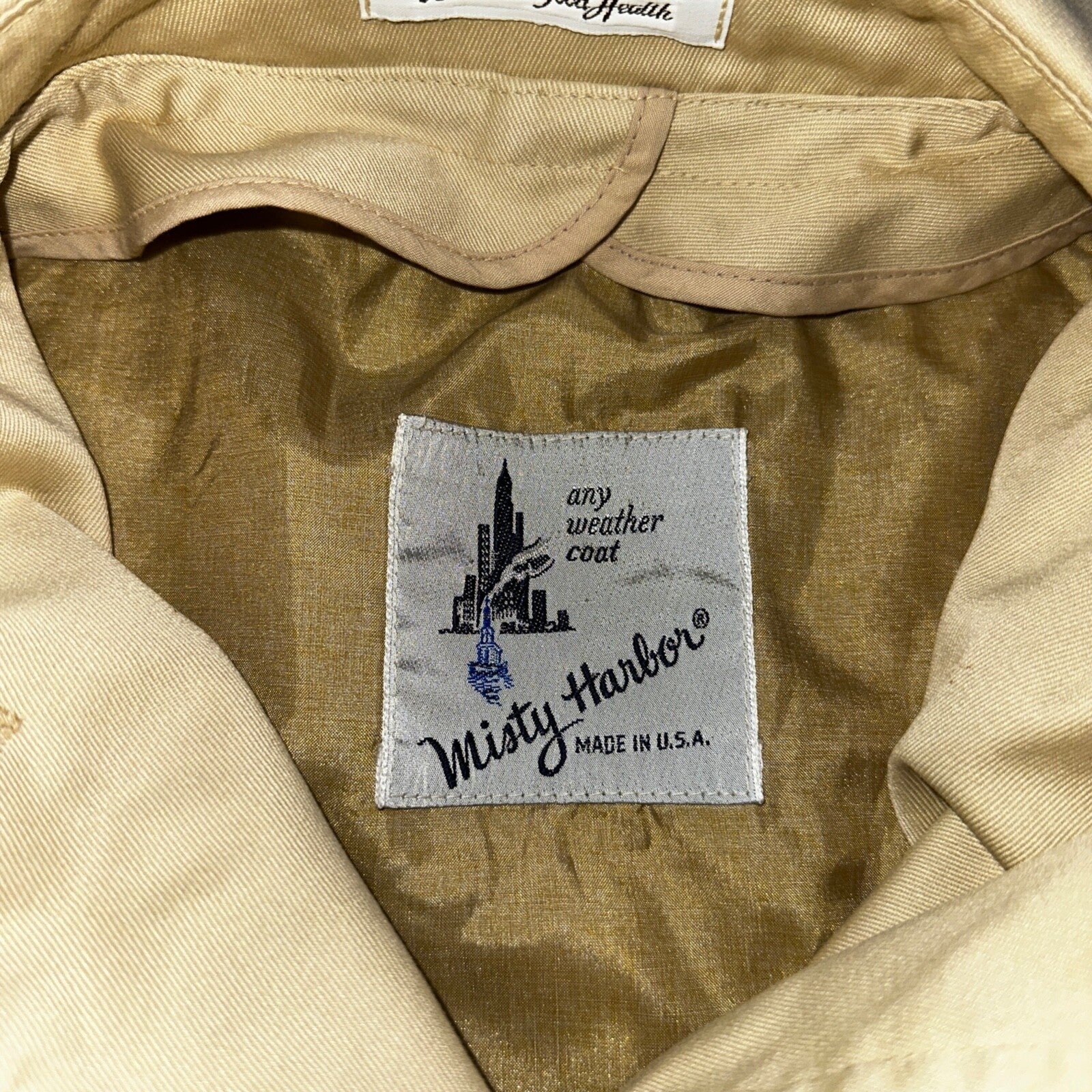 Misty Harbor Any Weather Coat Women’s Size 16 Reg Beige VTG 70s