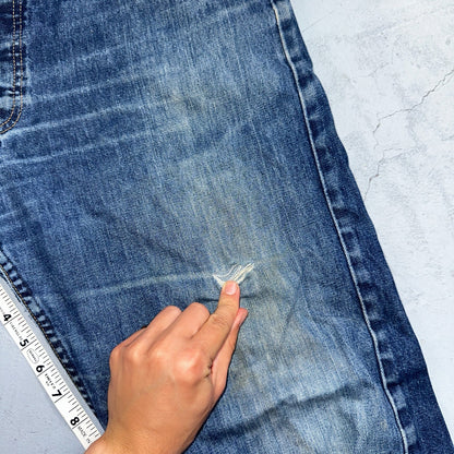 Levis 501 Vintage Y2K 90s XX Straight Leg Jeans Blue Med Wash 38x34 Act 37x31