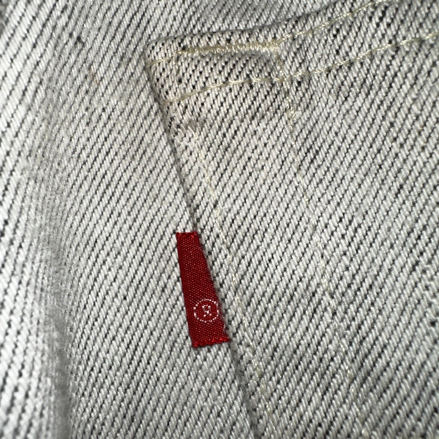 Levis 501 Vintage 80s USA XX Straight Leg Jeans Gray Light Wash 28x32 Act 27x31