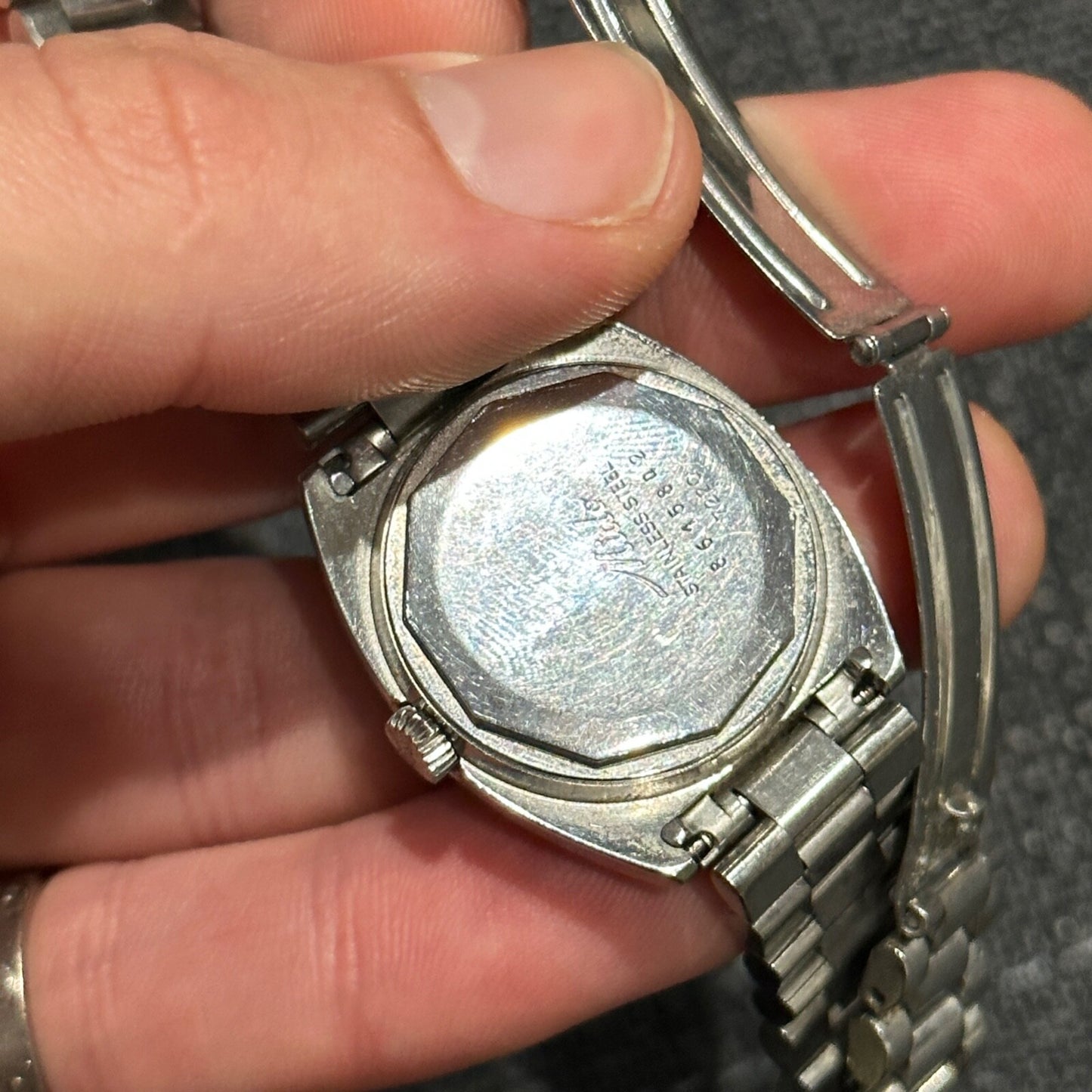 Mido Commander Automatic Silver Dial Stainless Steel Lady's Watch SWISS VINTAGE