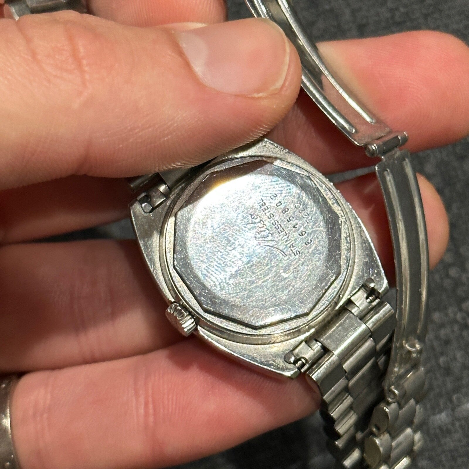 Mido Commander Automatic Silver Dial Stainless Steel Lady's Watch SWISS VINTAGE