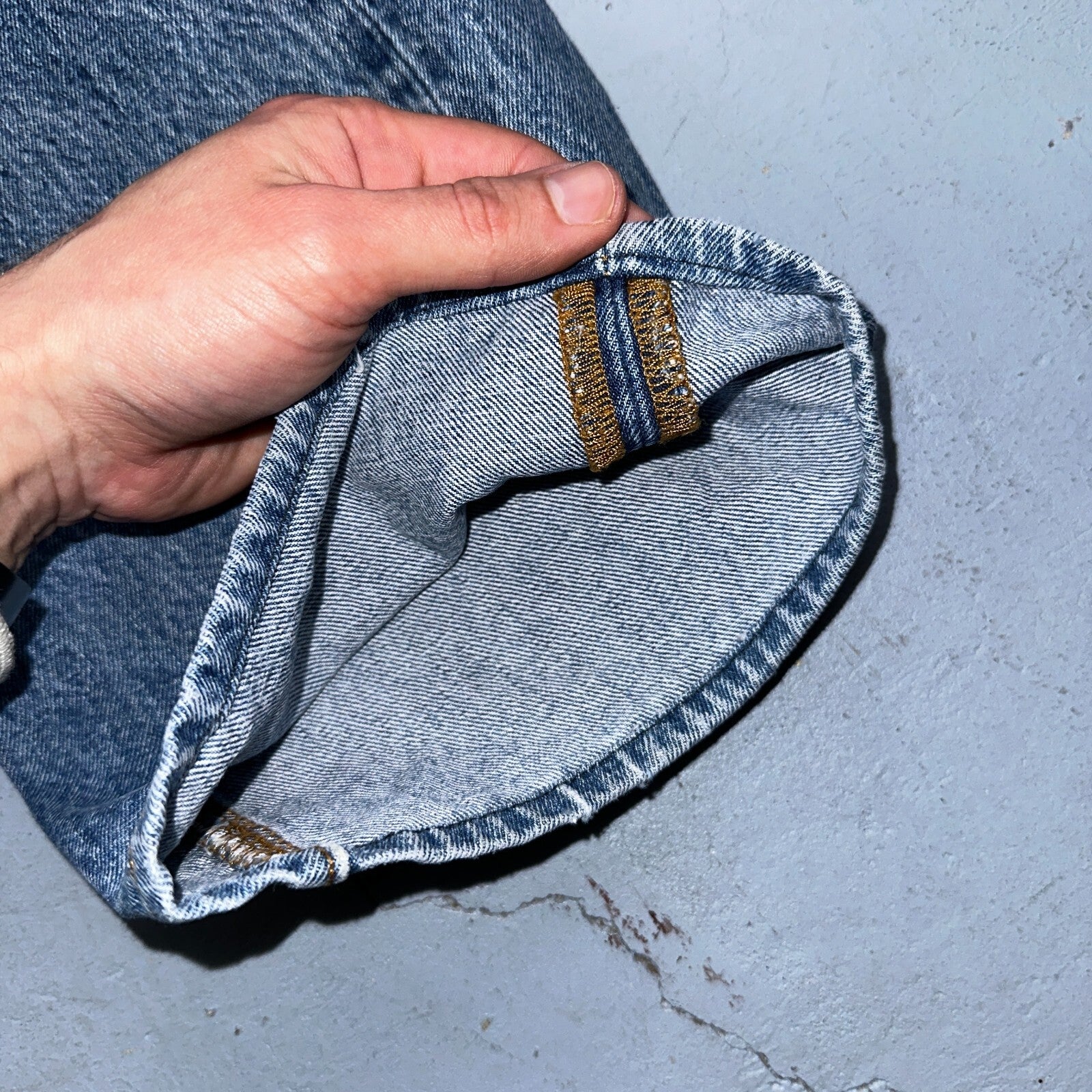 Levis 501 Y2K XX Straight Leg Jeans Blue VTG Light Wash 40x32 Act 40x30