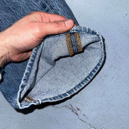Levis 501 Y2K XX Straight Leg Jeans Blue VTG Light Wash 40x32 Act 40x30